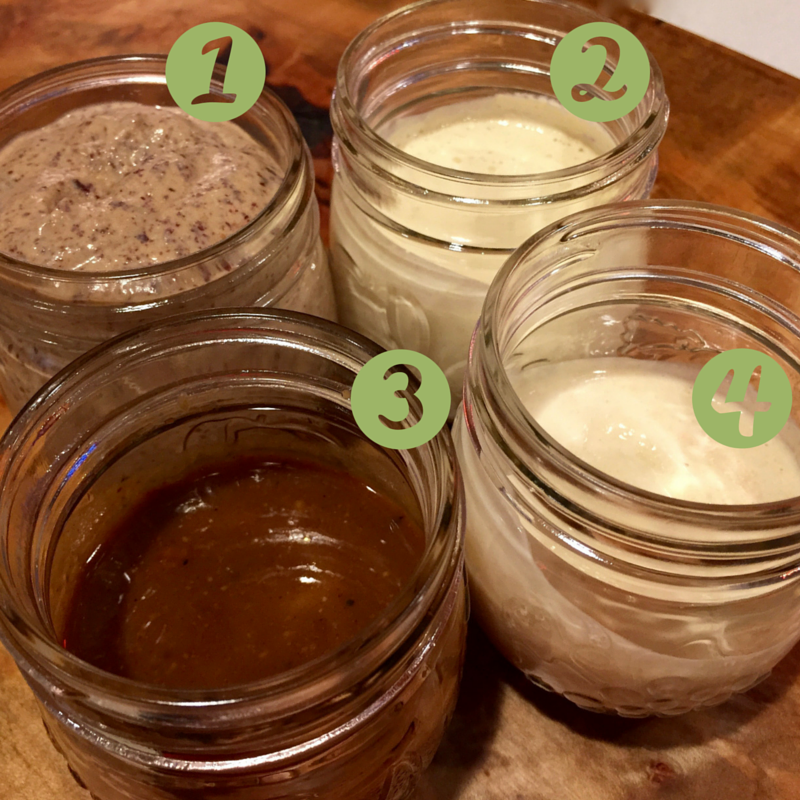 Numbering of the Salad Dressings