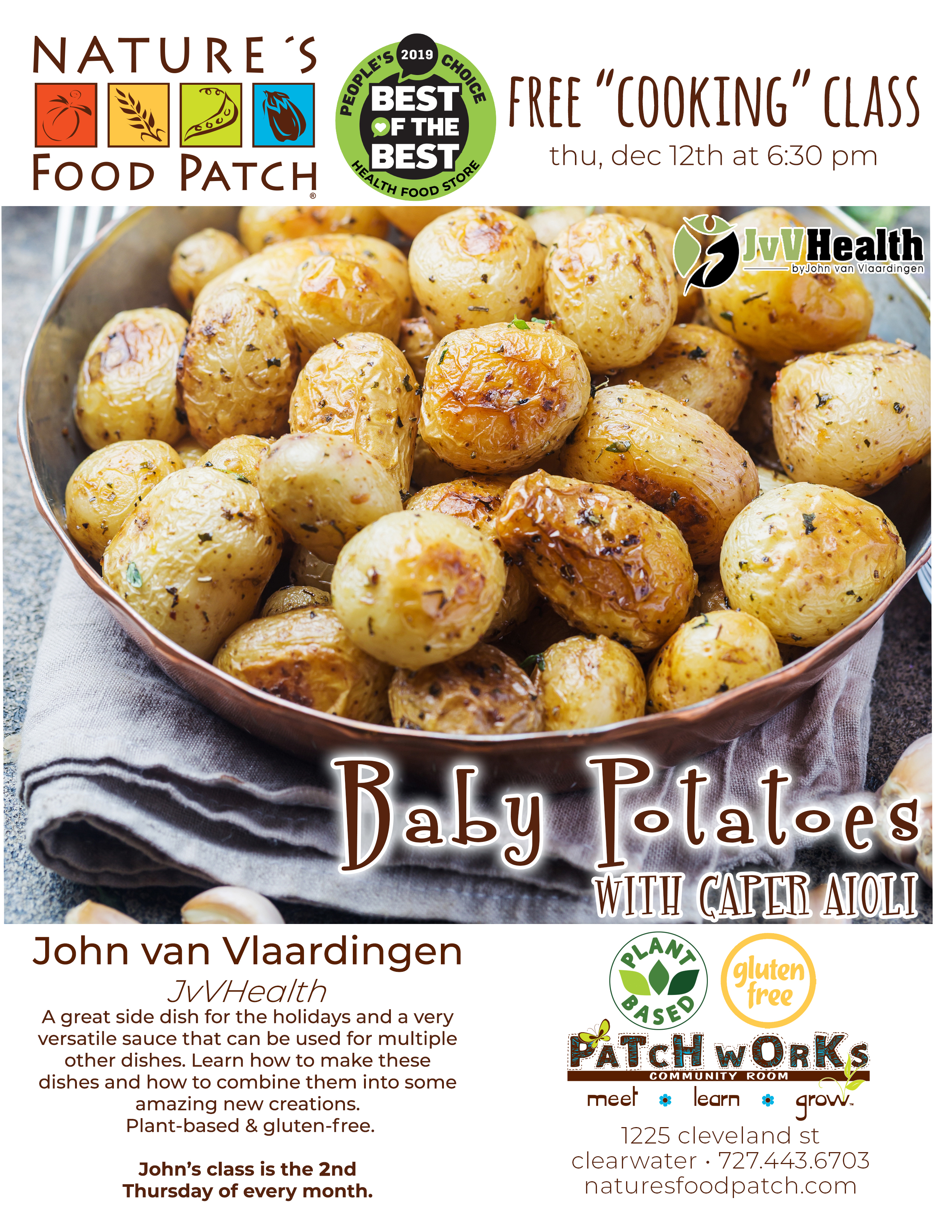 Baby Potatoes with Caper Aioli